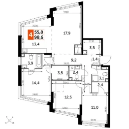 Планировка квартиры