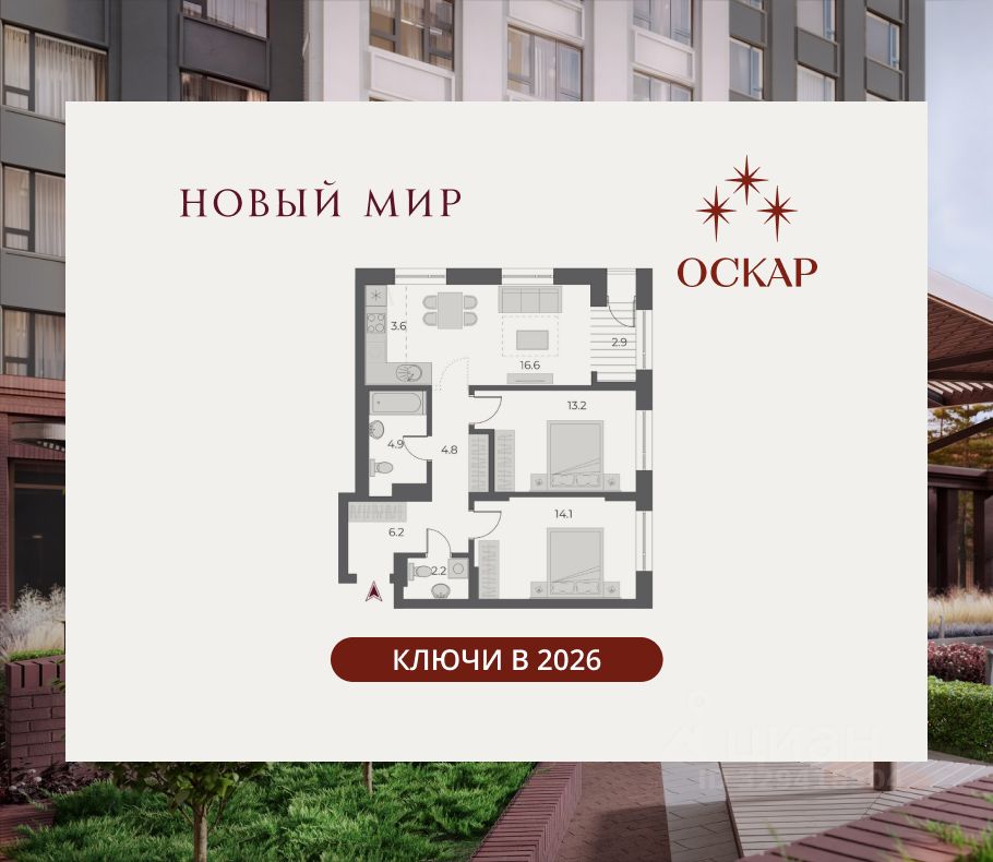 Новостройка, р-н Заельцовский, Новосибирск