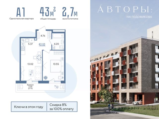 ЖК «Авторы на Годовикова»