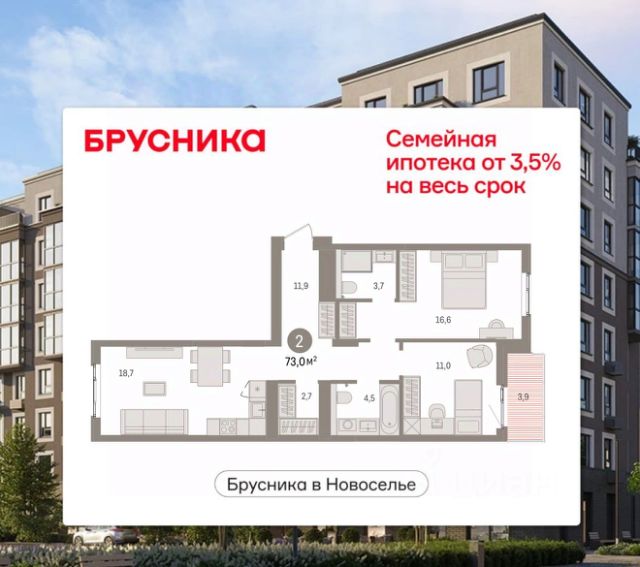 ЖК «Брусника в Новоселье»