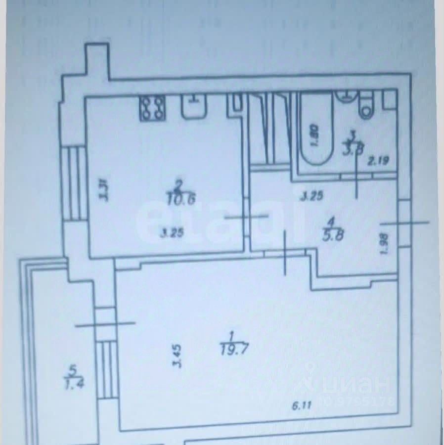 1-комн. кв., р-н Кировский, Казань