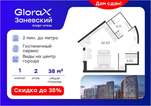ЖК «Апарт-отель GloraX Заневский»