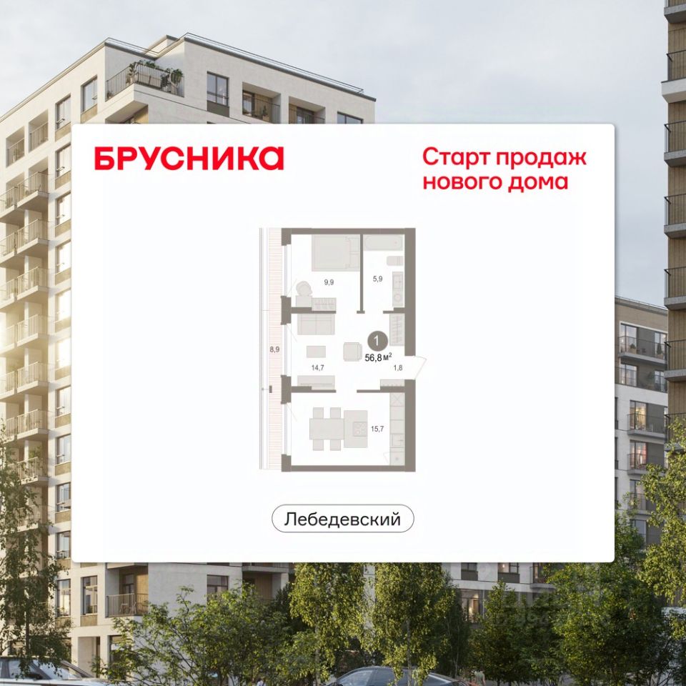 Новостройка, р-н Заельцовский, Новосибирск