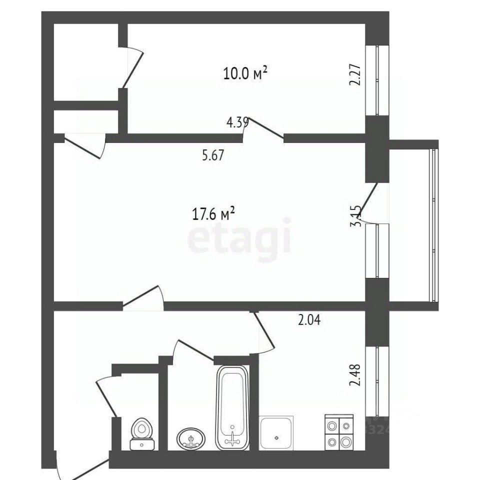 2-комн. кв., р-н Хорошево-Мневники, Москва