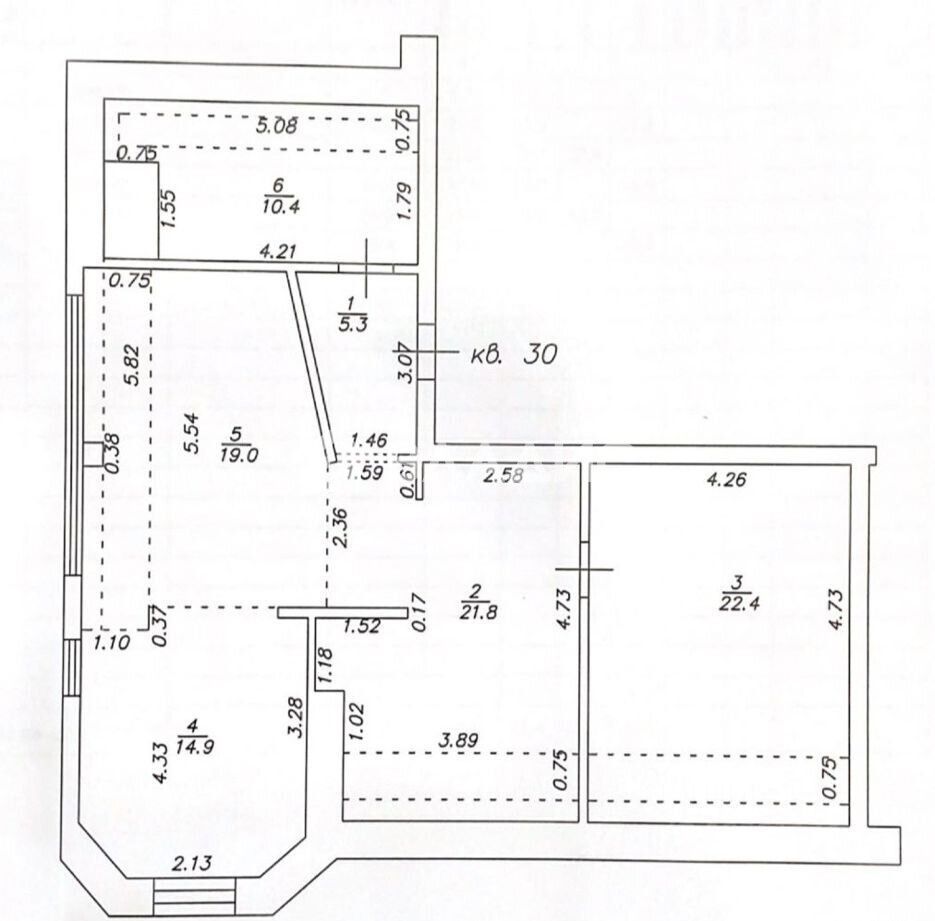 3-комн. кв., р-н Вахитовский, Казань