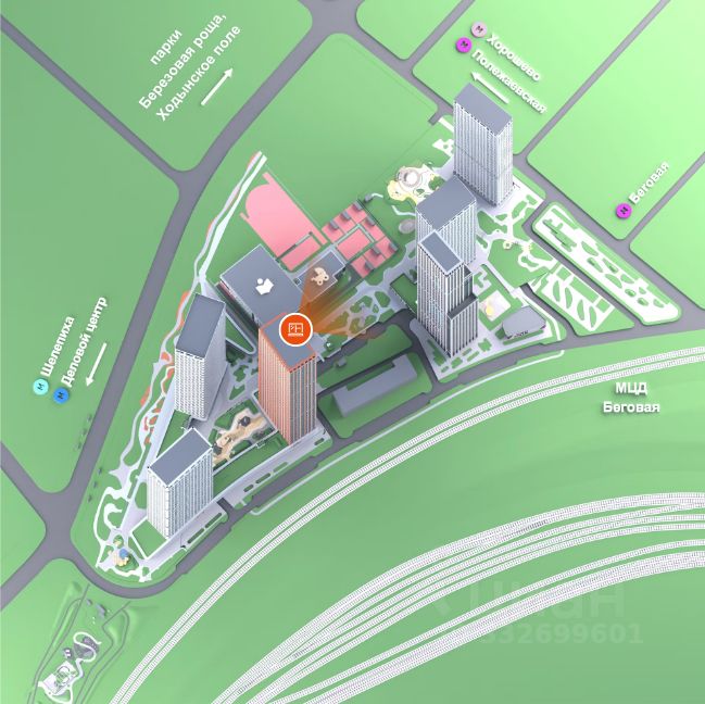 Новостройка, р-н Хорошевский, Москва