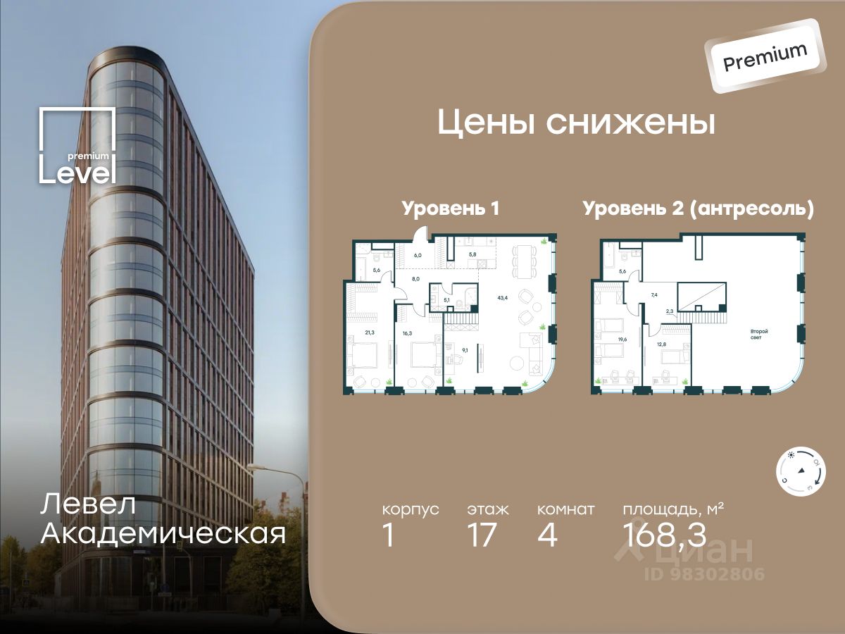 Новостройка, р-н Академический