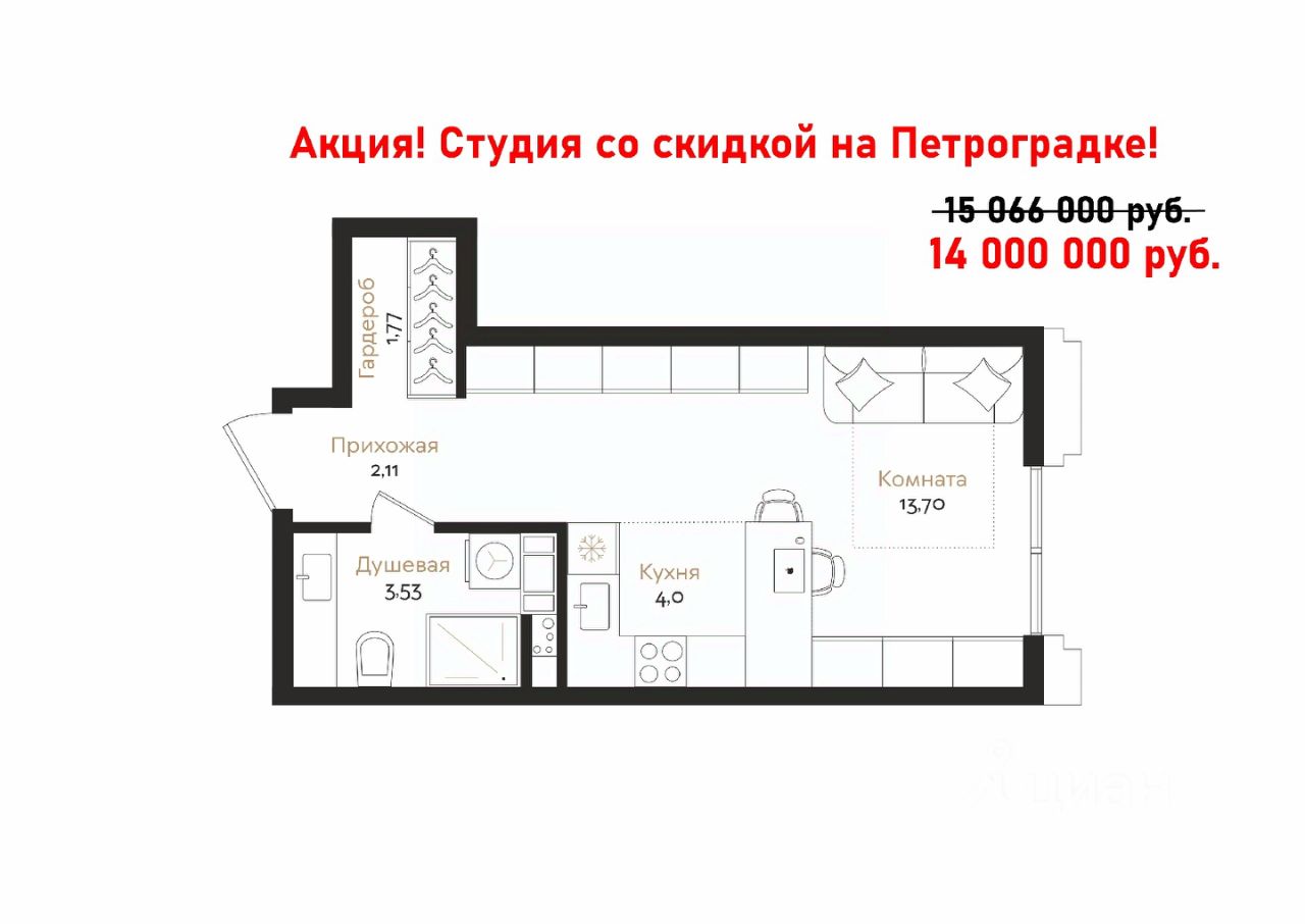 Новостройка, р-н Петроградский, Санкт-Петербург