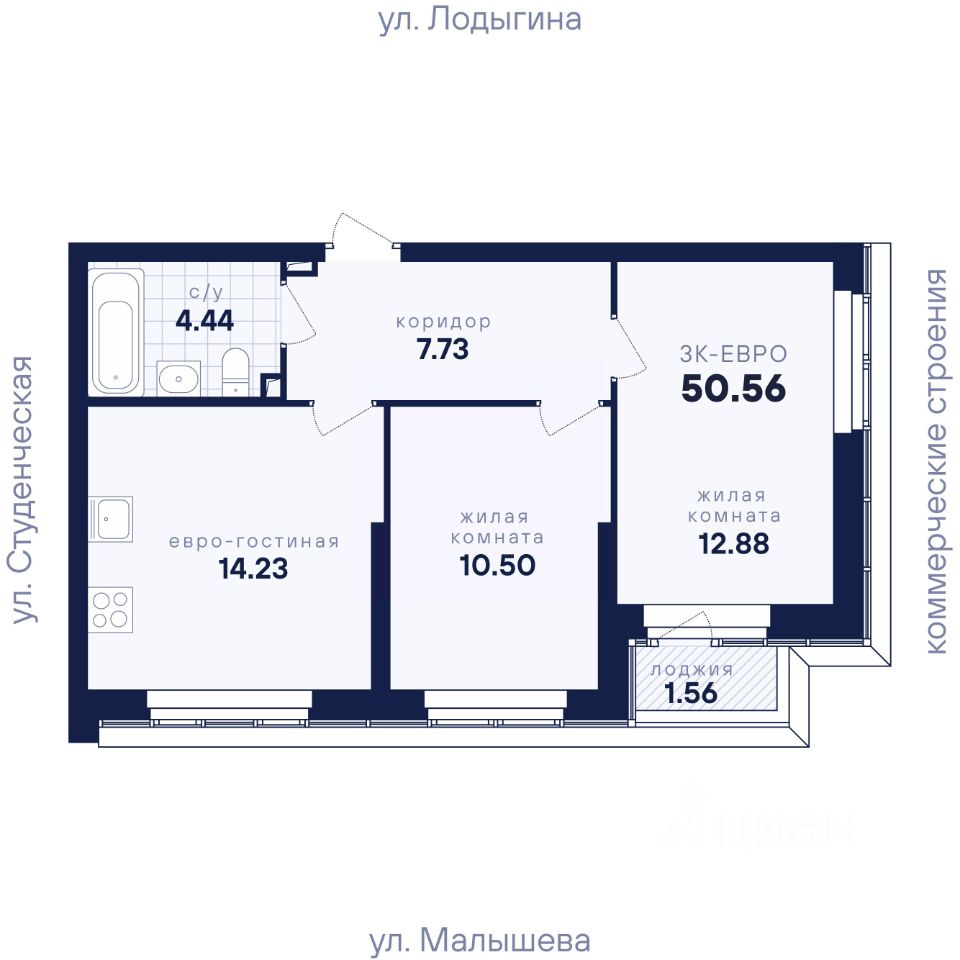 Новостройка, р-н Кировский, Екатеринбург