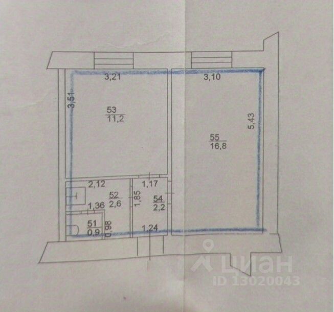2-комн. кв., р-н Советский, Казань