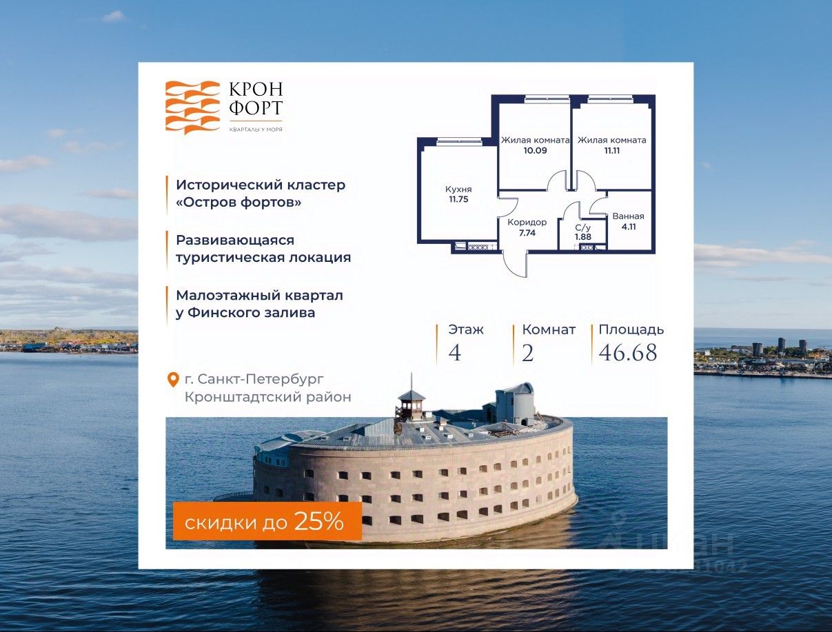 Новостройка, р-н Кронштадтский, Санкт-Петербург