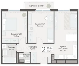 Планировка квартиры
