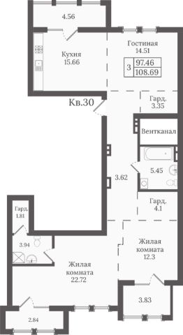 Планировка квартиры