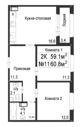 Планировка квартиры