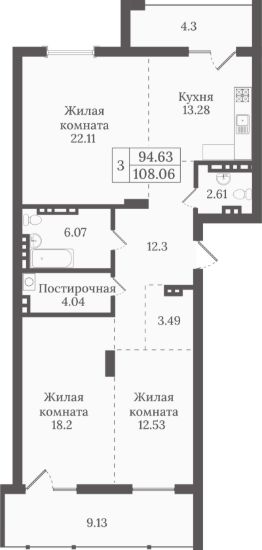Планировка квартиры