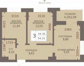 Планировка квартиры
