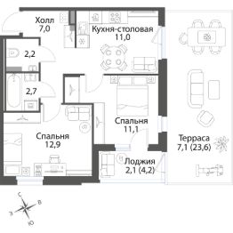 Планировка квартиры