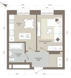 Планировка квартиры