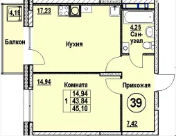 Планировка квартиры