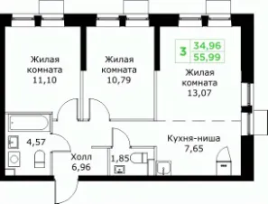 Планировка квартиры