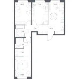 Планировка квартиры