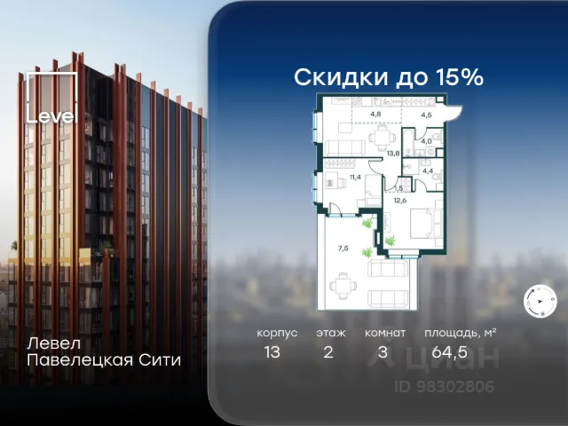 ЖК «Левел Павелецкая Сити»