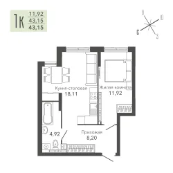Планировка квартиры