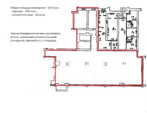 торг. площадь 310 м², этаж 1