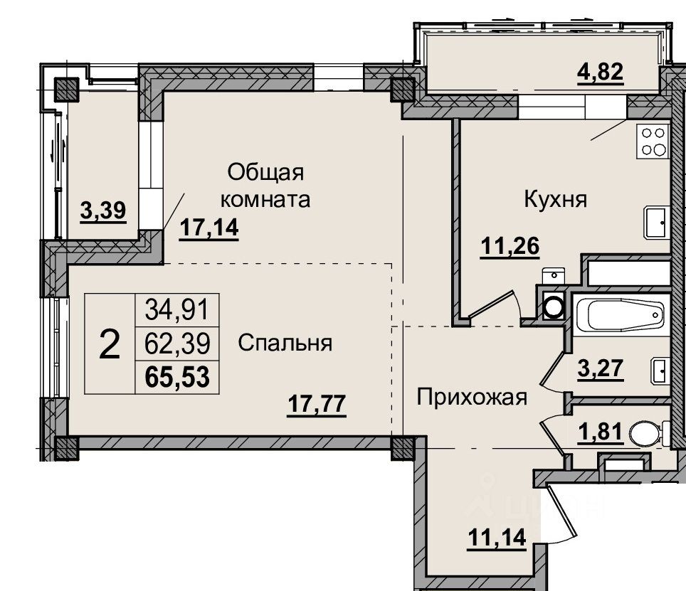 Купить 2-комнатную квартиру в кирпично-монолитном доме на проспекте Михаила  Николаева в городе Якутск. Найдено 5 объявлений.