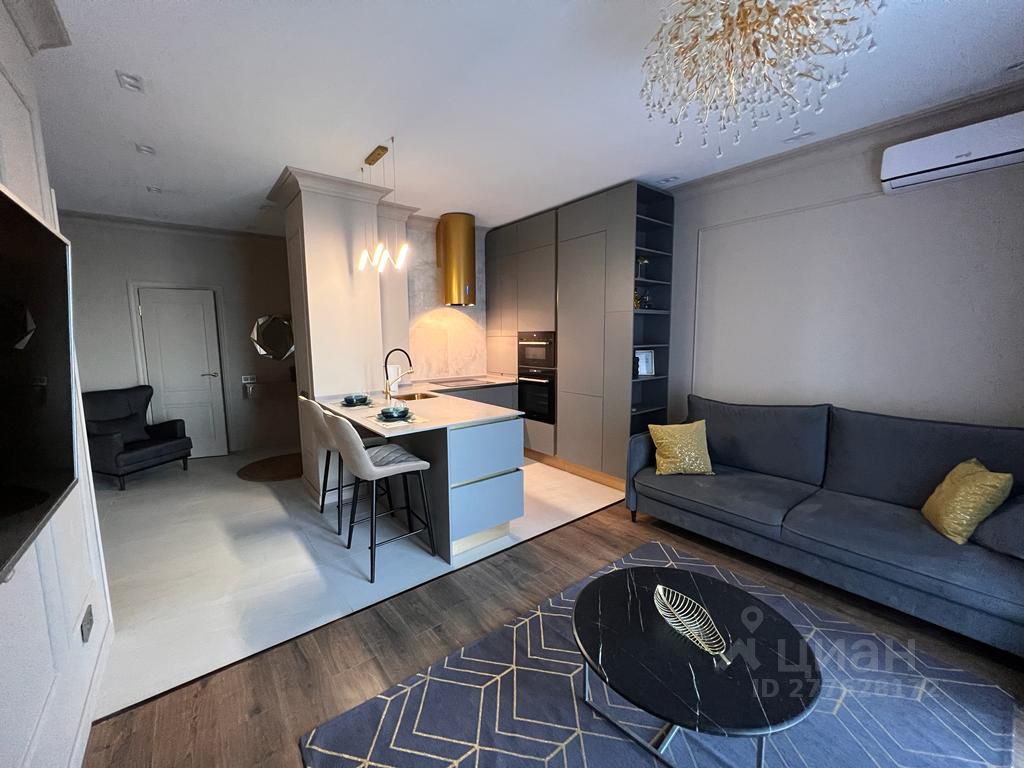 Евро2-комнатная квартира, 47 м² — фото 1