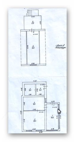 1-этаж. дом 54 м²