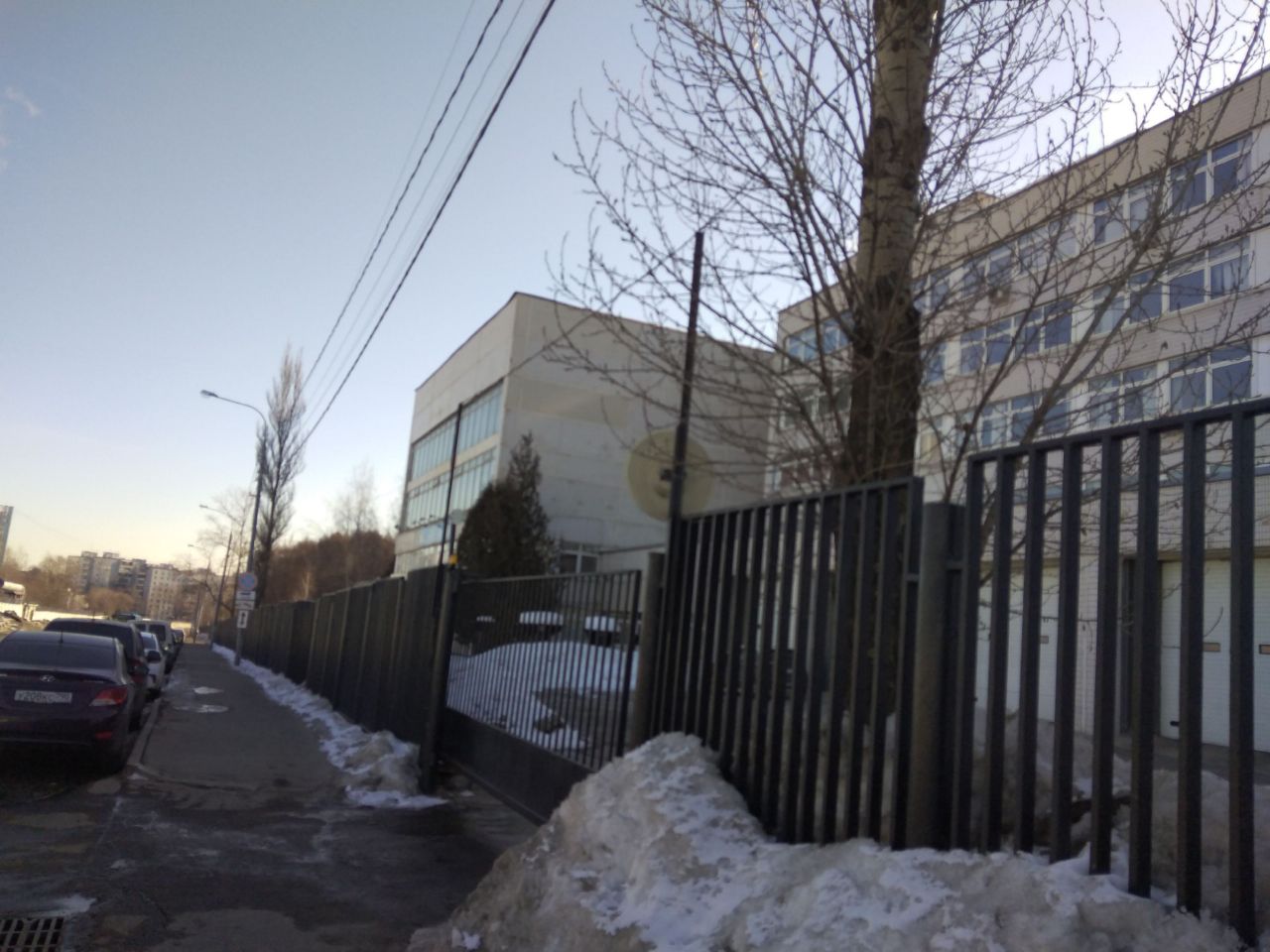 Складском комплексе на ул. Голубинская, 6А