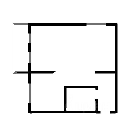 Планировка этой квартиры по данным Циан