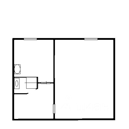 Планировка этой квартиры по данным Циан
