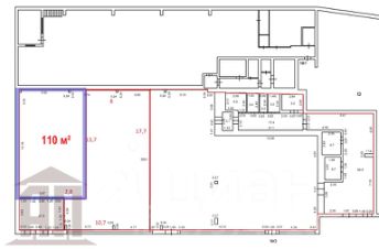 торг. площадь 110 м², этаж 1