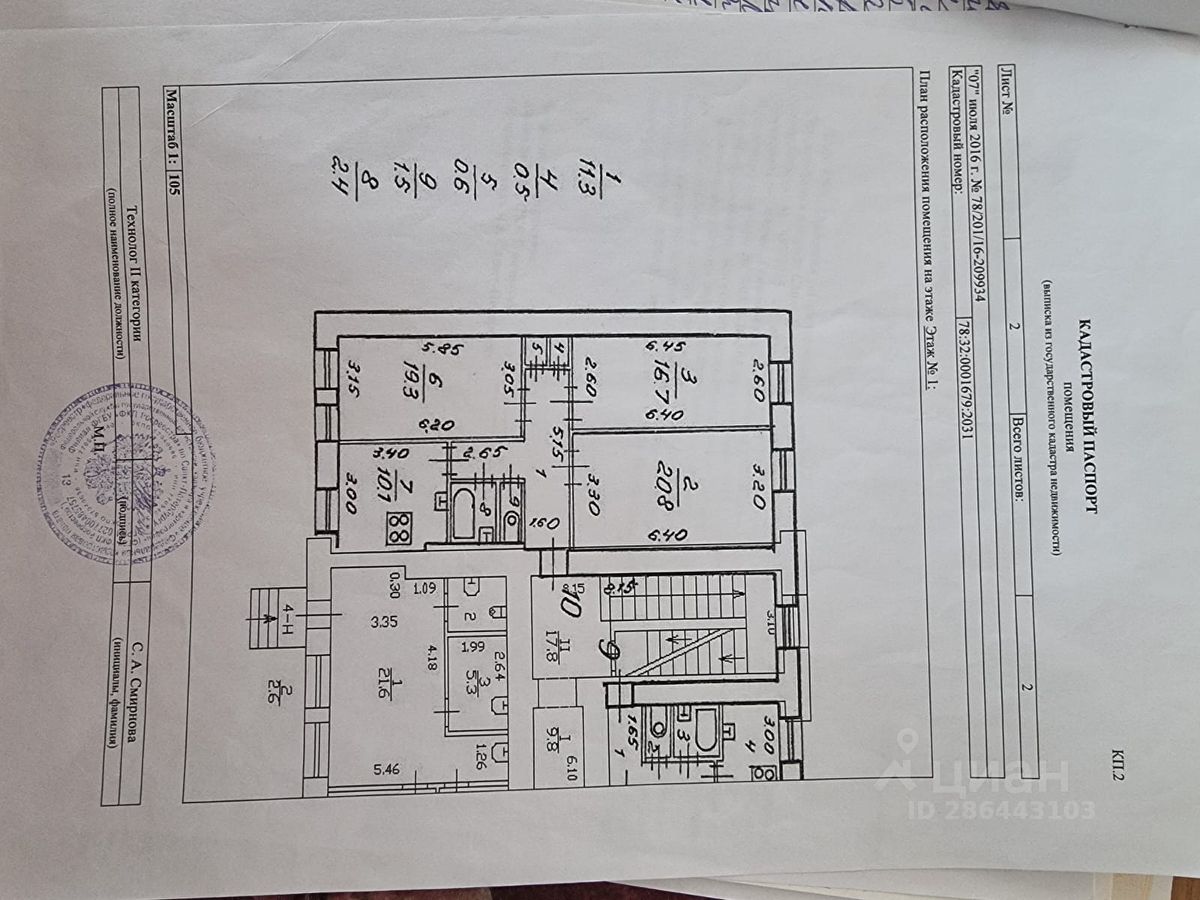 Продажа трехкомнатной квартиры 83м² 6-я Красноармейская ул., 2-4,  Санкт-Петербург, м. Технологический институт - база ЦИАН, объявление  286443103