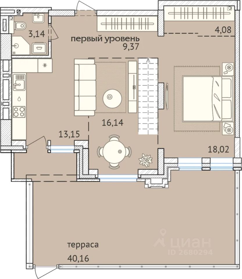 Продажа четырехкомнатной квартиры 157,9м² ул. Дуси Ковальчук, 248/1,  Новосибирск, Новосибирская область, м. Заельцовская - база ЦИАН, объявление  279334822