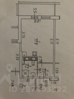 1-комн.кв., 24 м², этаж 4