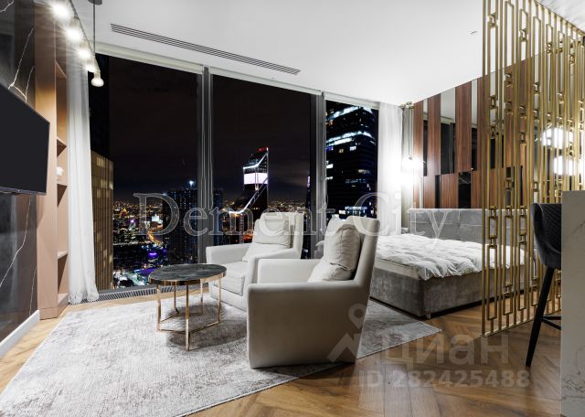 Апартаменты-студия, 50 м², 65/68 этаж