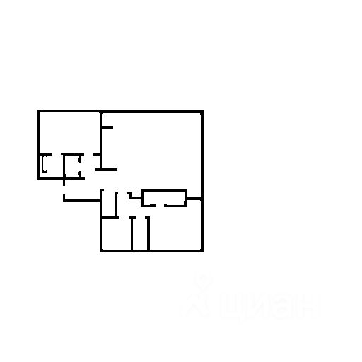 Планировка этой квартиры по данным Циан