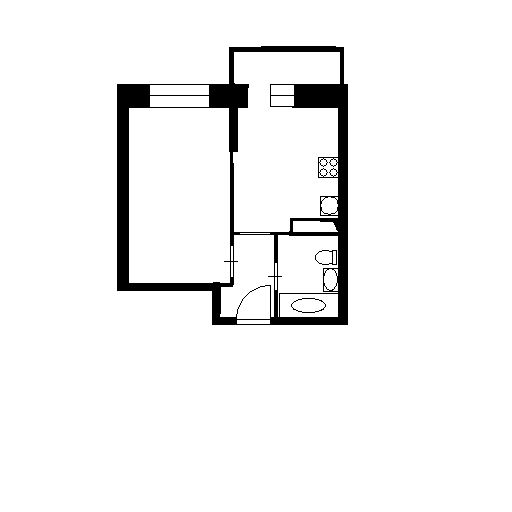 Планировка этой квартиры по данным Циан