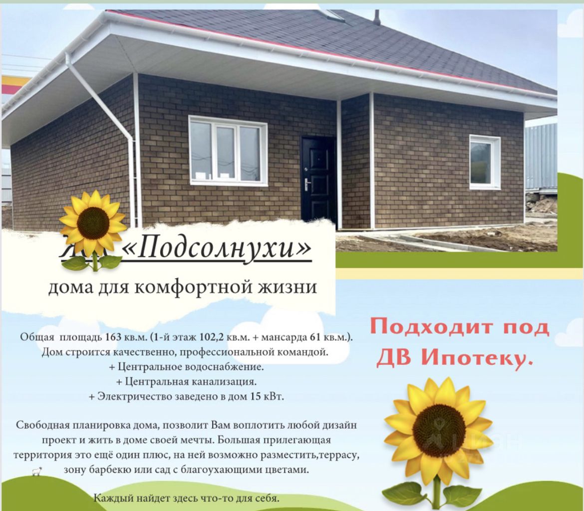 Купить дом на улице Центральная в поселке городского типа Новый, продажа  домов - база объявлений Циан. Найдено 1 объявление