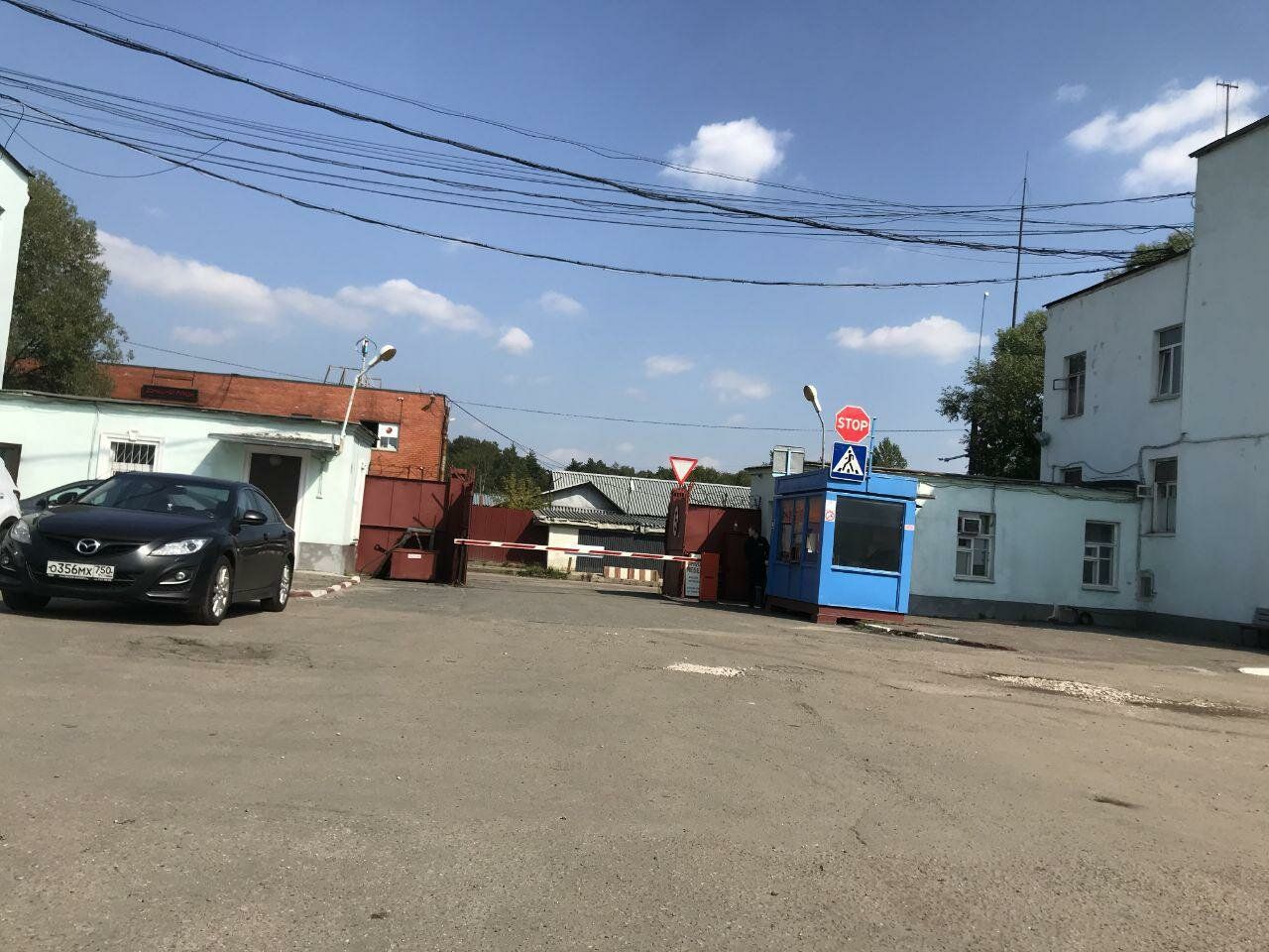 Складском комплексе на ул. Заводская, 1
