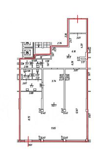 своб. назнач. 192 м², этаж 1