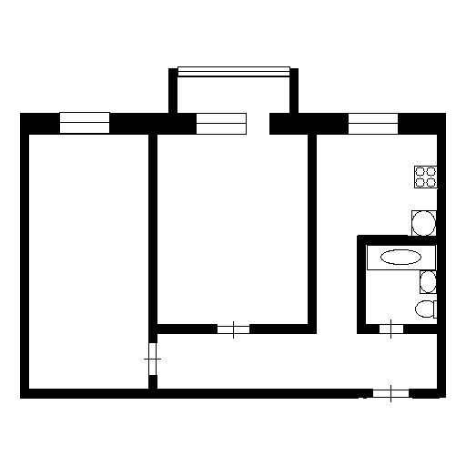 Планировка этой квартиры по данным Циан