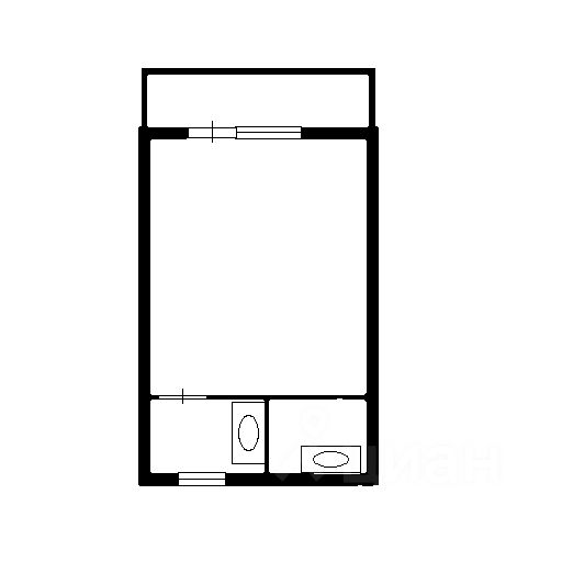 Планировка этой квартиры по данным Циан