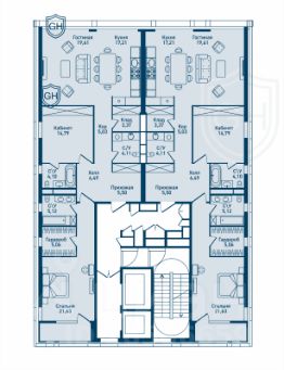 5-комн.кв., 227 м², этаж 6