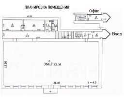 своб. назнач. 437 м², этаж 2