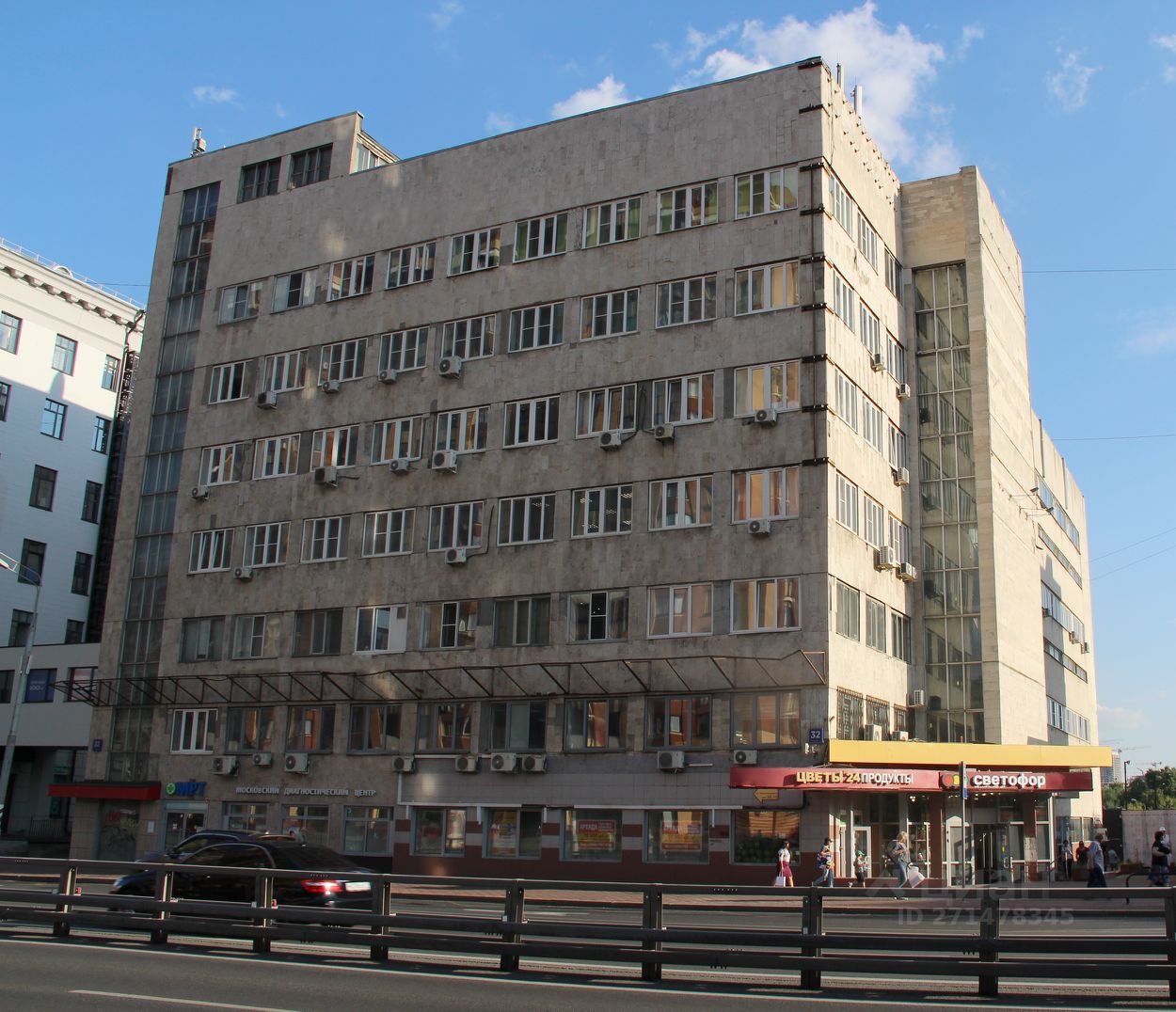 Moscow city, Nizhegorodskaya st house 32 с.5. office building