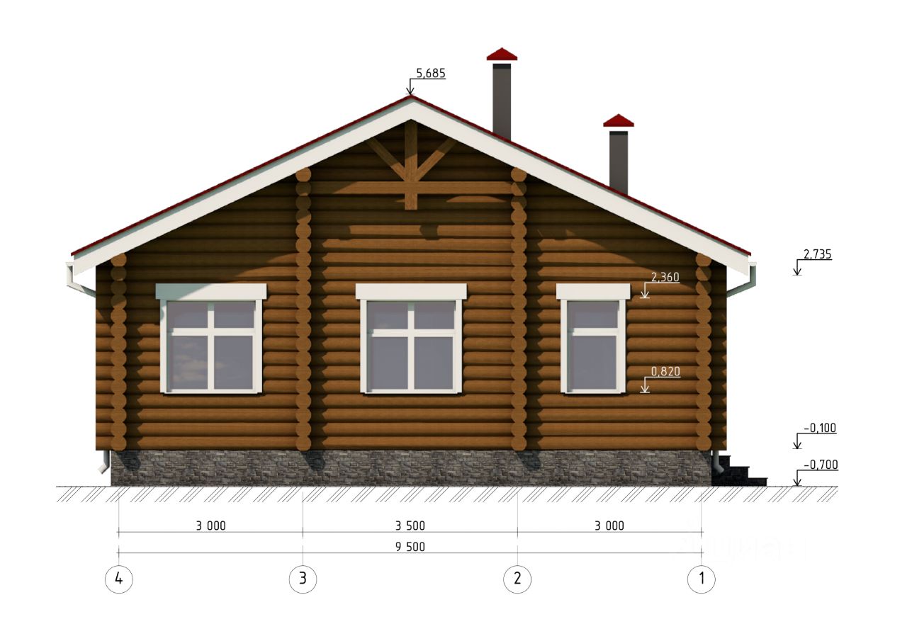 Продажа дома 10сот. Строительная ул., 16Б, Саранск, Мордовия респ. - база  ЦИАН, объявление 284008795